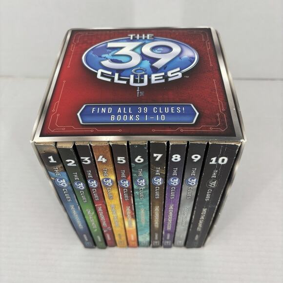 The 39 Clues Boxed Paperback Set 10 Volumes Scholastic No Poster No Cards - Picture 5 of 10